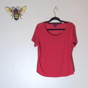 Roz & Ali Vibrant Red Short Sleeve Top